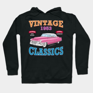 Vintage Classic Car Garage Hot Rod Novelty Gift Hoodie